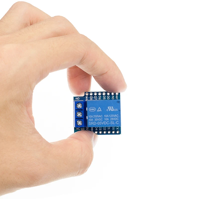 10 шт. один канал Wemos D1 Мини Релейный Щит релейный модуль для ESP8266 макетной платы 1 |