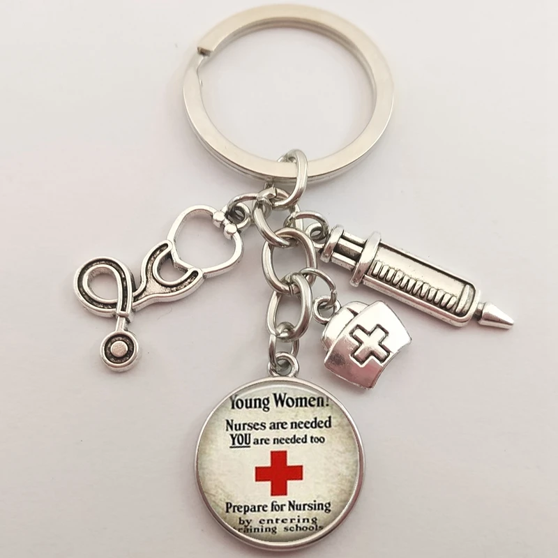 Модный красивый звонок в виде ангела значок шаблона мини-брелок для медицинской