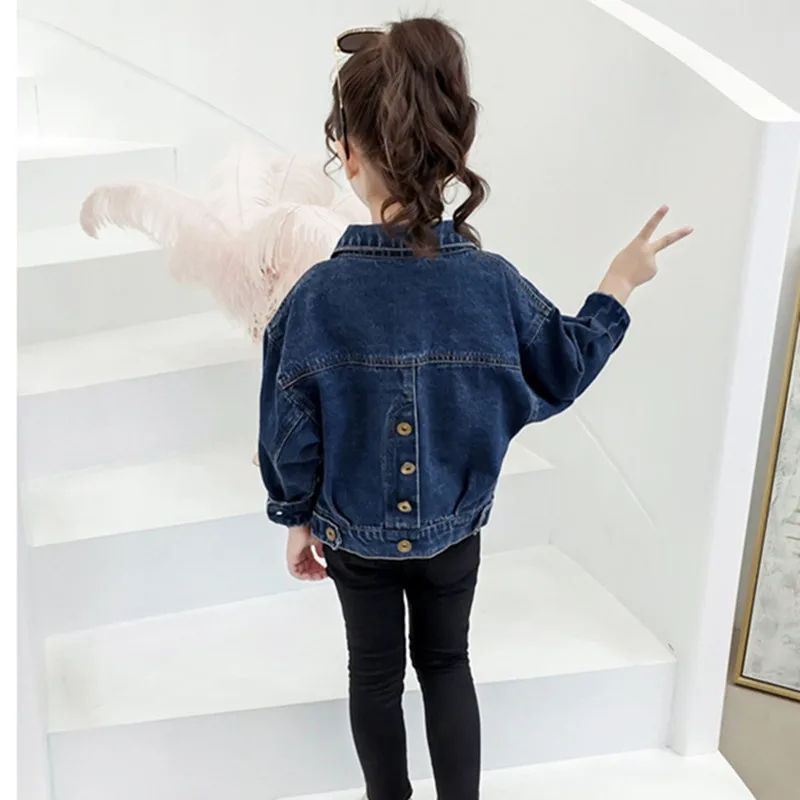 DFXD/Коллекция 2019 года Корейская Осенняя джинсовая куртка с длинными рукавами для