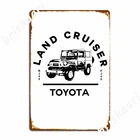 Land Cruiser Bj40 металлические знаки Кино Кухня таблички дизайн паб Жестяная Табличка на гараж Плакаты