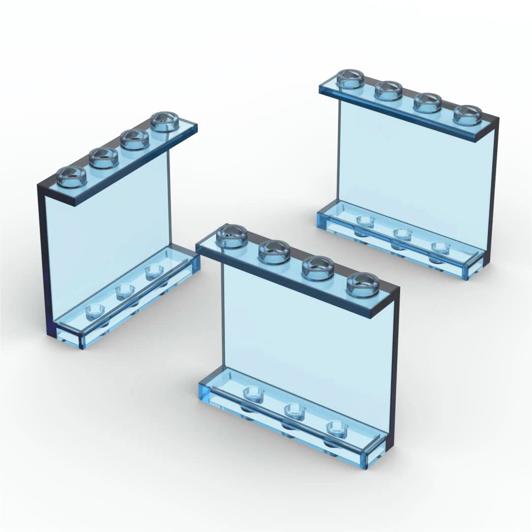 

35 шт./лот блоки-панели, детали 1x4x3, конструктор для дома, окна, рамы, сборка, образовательные Подарки для детей, детские подарки 4215