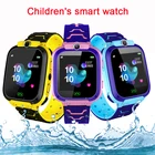 Детские Смарт-часы Q12B, часы с SOS-телефоном, Смарт-часы для детей с SIM-картой, фото, водонепроницаемые, IP67, подарок для детей, для IOS, Android
