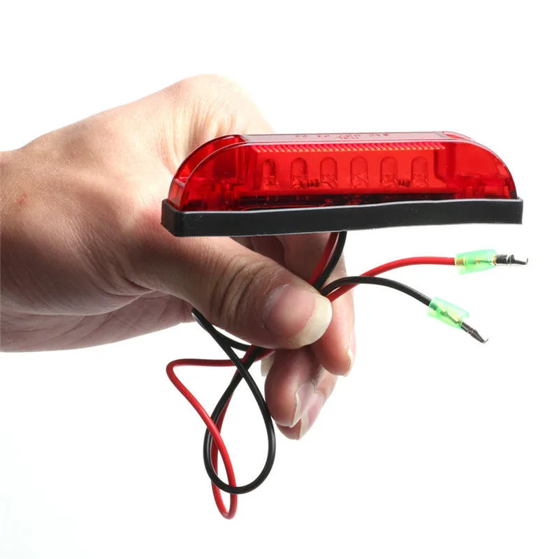 10 шт. Красный боковой светильник грузовик прицеп Лодка RV герметичный маркер