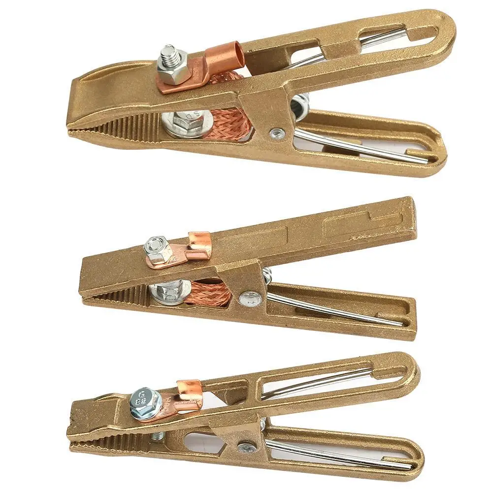 

Welding Clamp 500A Ground Clamp Heavy Duty Earth Clamp for Welding/Cutting/Electrical Transaction Cable Holder Full Copper Body