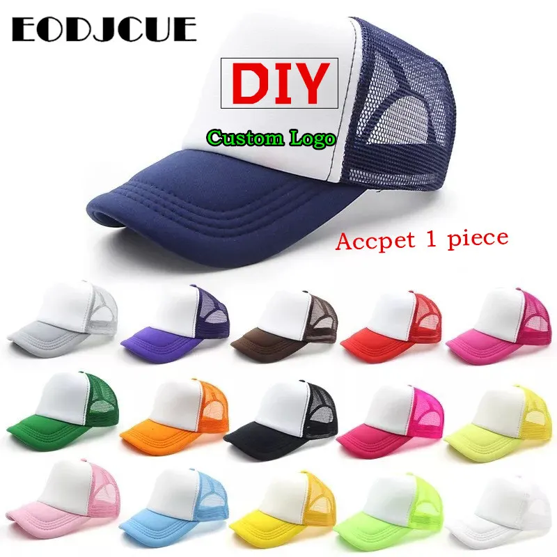 Принимаем 1 штуку! Бейсболка для мужчин и женщин с логотипом на заказ сетчатая