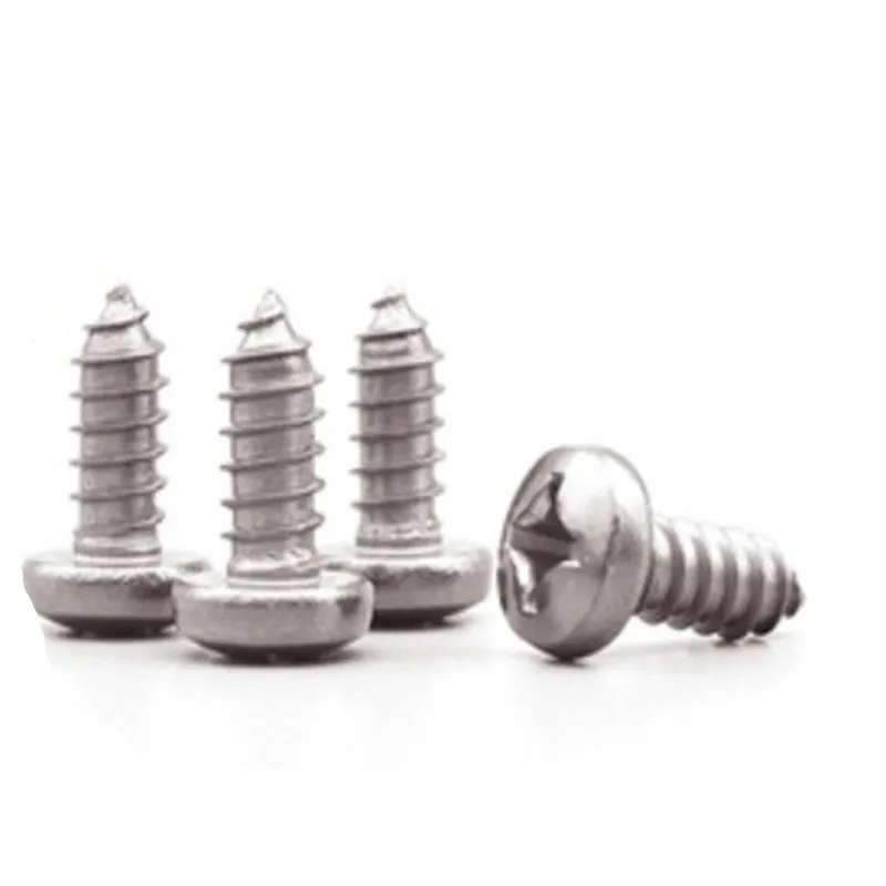 

20pcs phillips titanium round pan head self tapping screw M3 M4 M5 M6