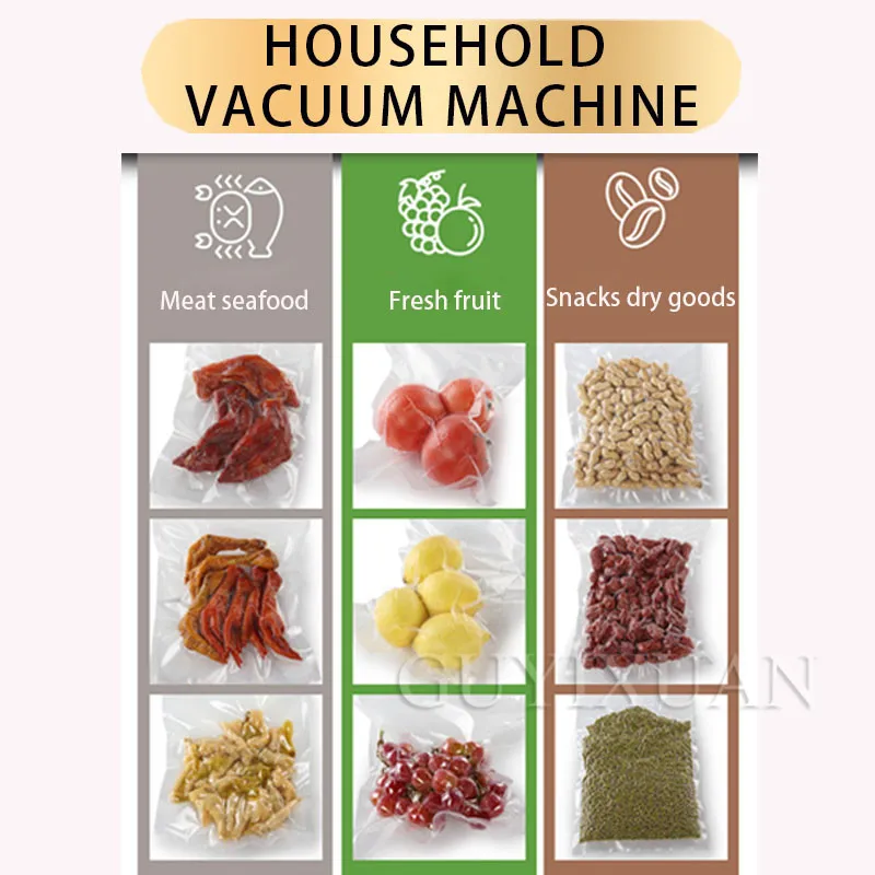 

Best Food Vacuum Sealer Packaging Machine Electric Automatic Industrial Household Vaccum Chamber Aluminum Bags Fish Meat Rice