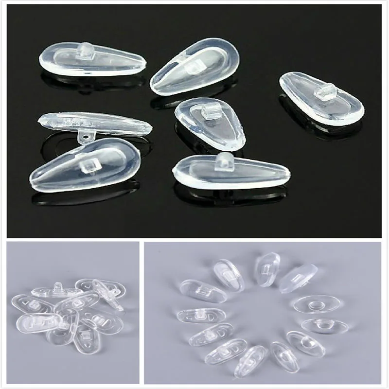 

5 pairs of new glasses silicone nose pads, non-slip nose pads, glasses soft eye care tools and glasses nose pad repair tools