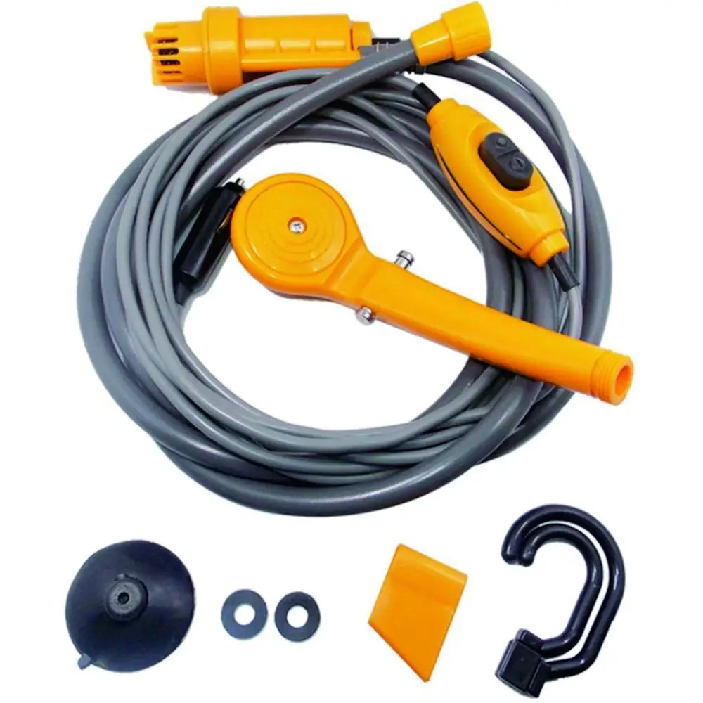 USB DC 12 В Кемпинг душевой набор Портативный Путешествия походный автомобиль