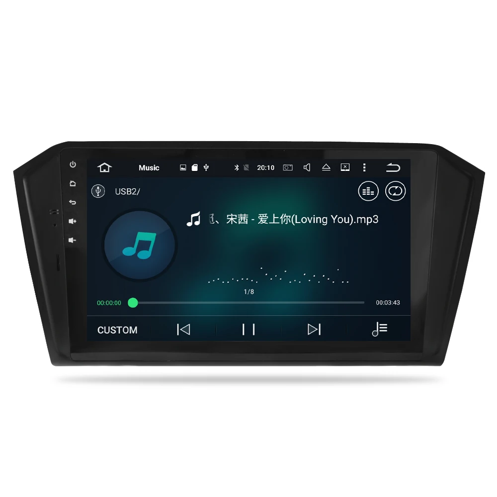 Android 8 0 автомобильный dvd-плеер GPS ГЛОНАСС навигация для Volkswagen Passat Magotan 2015-2017 Авто