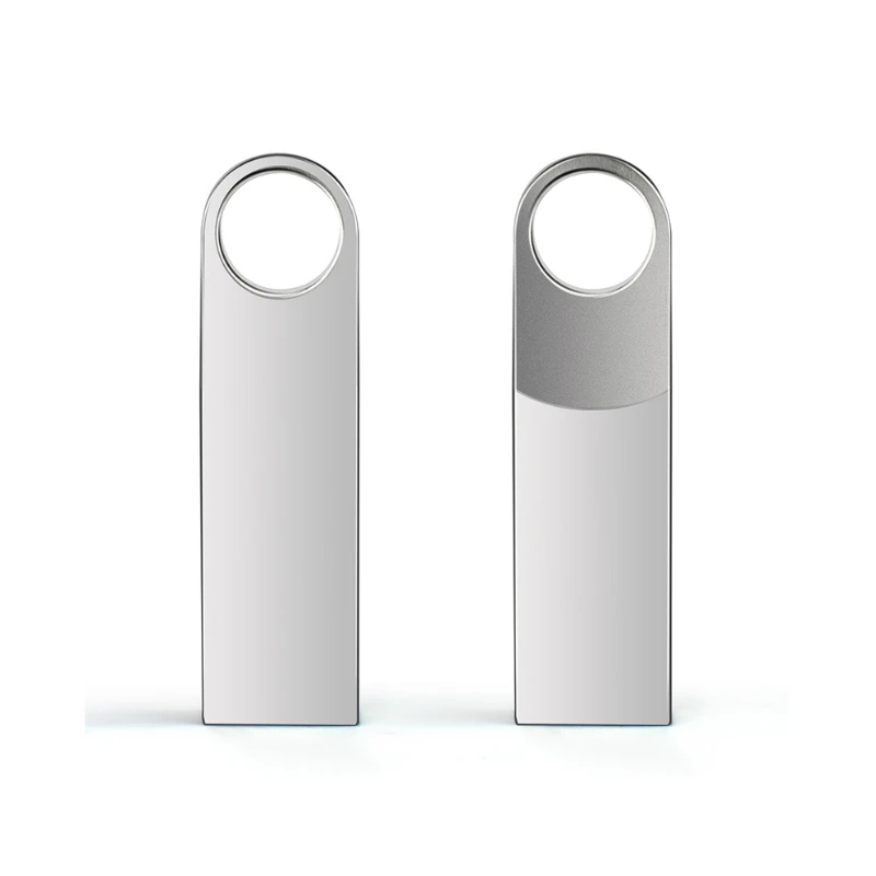 100Pcs/ Lot Free Logo Metal Usb 2.0 Flash Drive 64GB 32GB 16GB 8GB 4GB Pen Drive Pendrive U Disk Memoria Cel Usb Stick for100