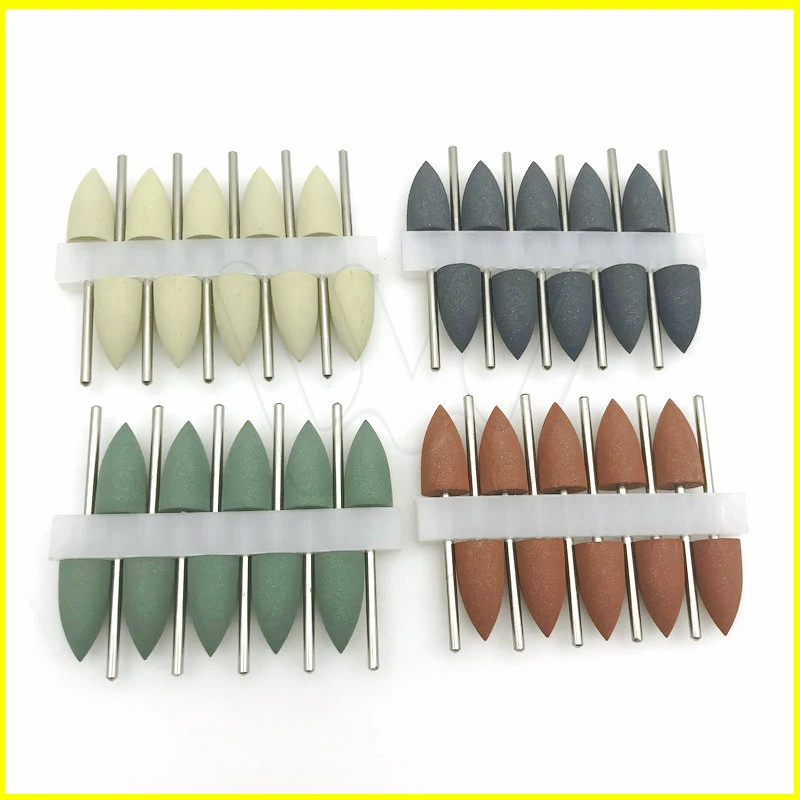 80pcs Dental Silicon Polishers Resin Base Crylic Polishing Burs 2.35mm Supplies | Красота и здоровье