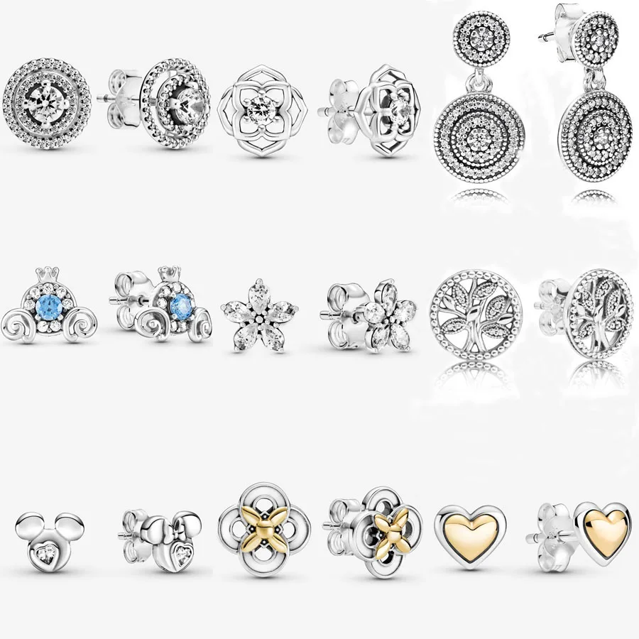 Лидер продаж 925 стерлингового серебра Детская Пижама с Микки Маусом и Минни Маус