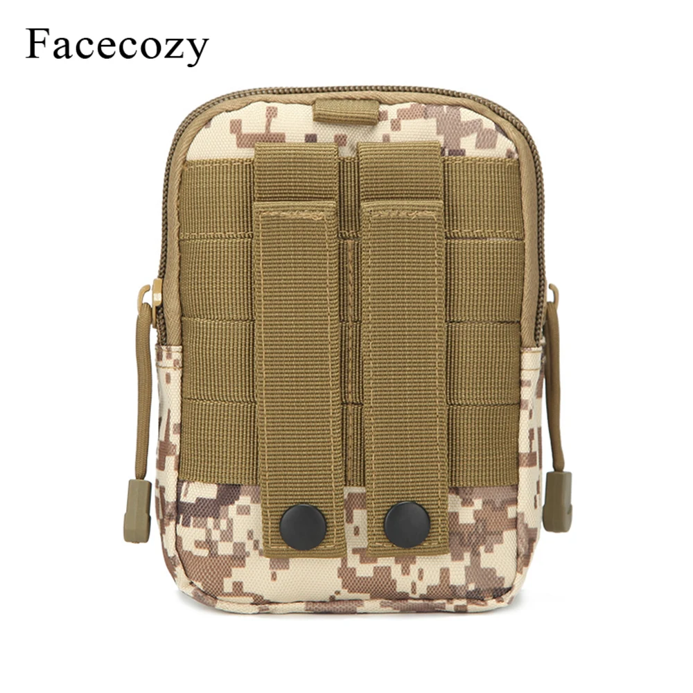 Спортивная тактическая сумка Facecozy поясная в стиле милитари для походов