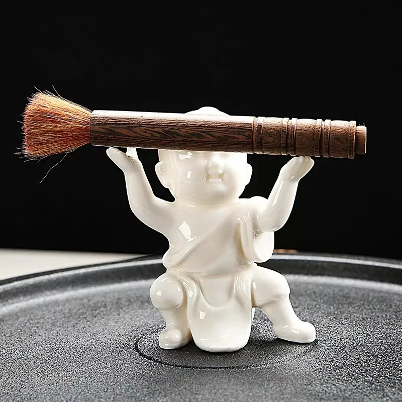 Креативный подстаканник из белого фарфора домашнее украшение для питомцев