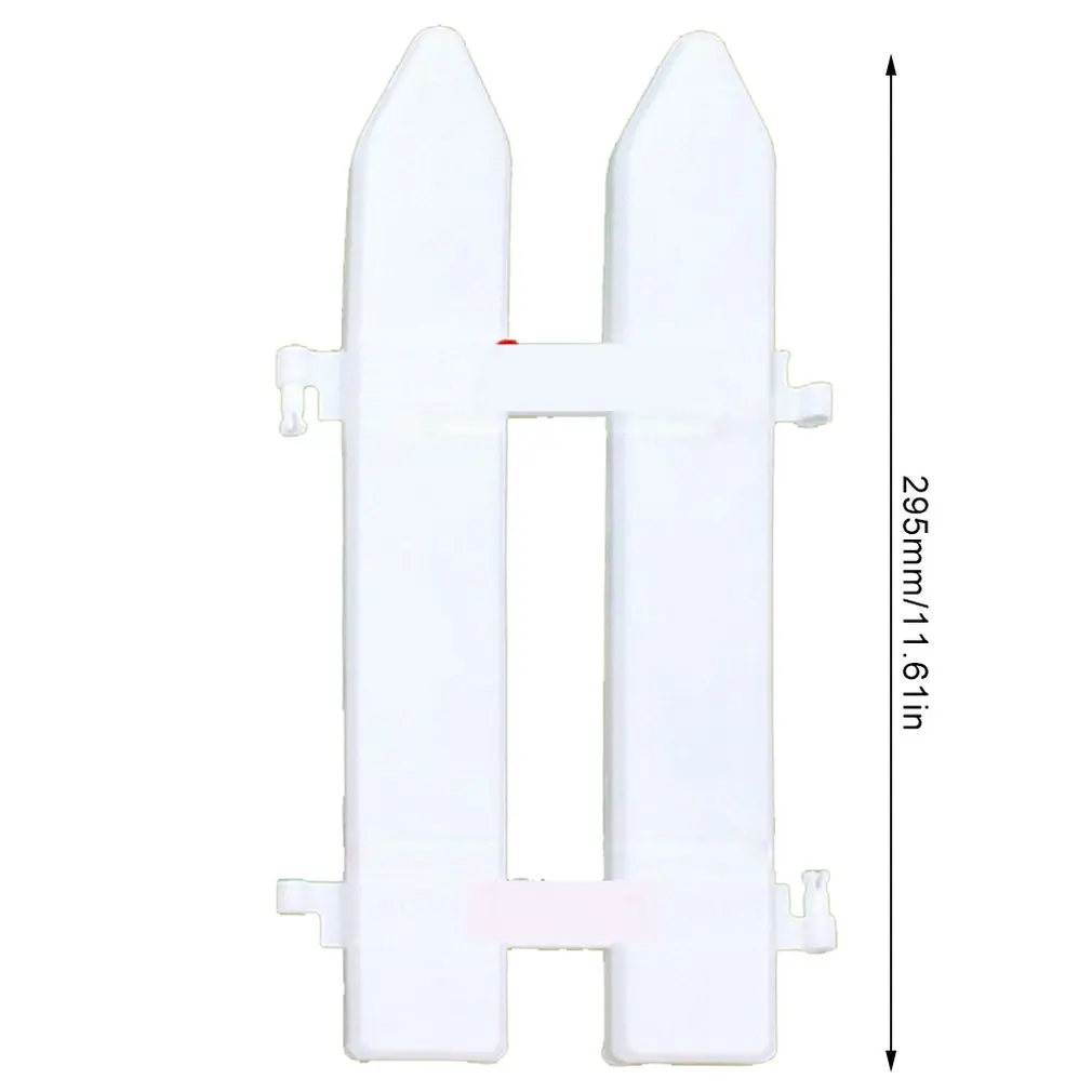 

Plastic Christmas Tree Fence Courtyard Indoor Garden Fence Kindergarten Flower Garden Vegetable White Decor