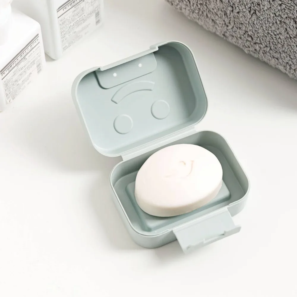 

Дорожный контейнер для мыла, поднос для мыла и душа, креативный держатель для мыла, водонепроницаемый чехол для ванной комнаты с изображени...