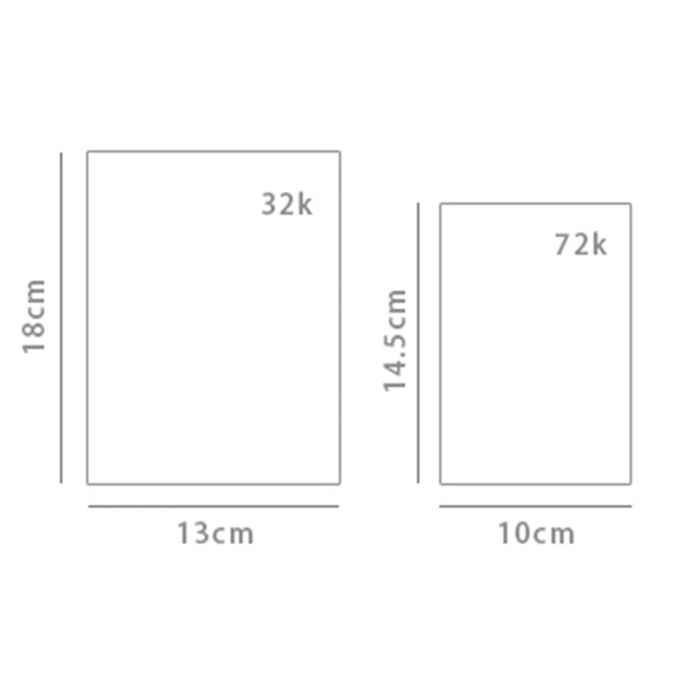 

Simple solid color cloth planner book Blank square notebook stationery note book
