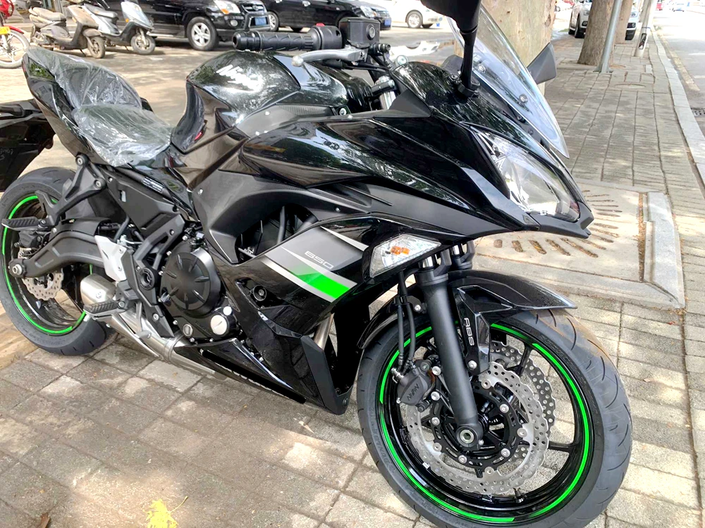 Мотоцикл Полный комплект обтекателей для KAWASAKI ninja650 NINJA 650 ER 6F 2017 2018 настраиваемая
