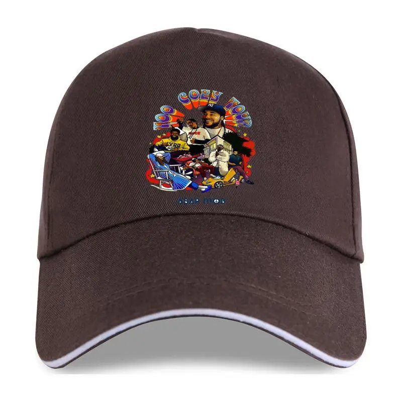 

A$AP Mob - Too Cozy Tour Men's White Cool Funny Men High Quality Pure Cotton Round Collar Men Baseball cap