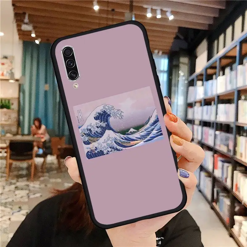 

Japanese style The Big Wave of kanagawa Phone Case For Samsung galaxy A S note 10 7 8 9 20 30 31 40 50 51 70 71 21 s ultra plus