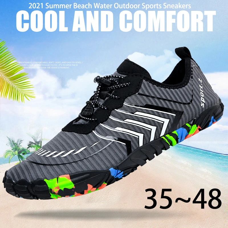 Быстросохнущие пляжные кроссовки для мужчин и женщин воздухопроницаемые