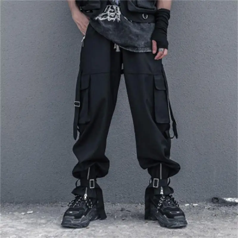 Men's Overalls Spring And Autumn New Personality Fashion Trend Urban Youth Leisure Loose Large Pants