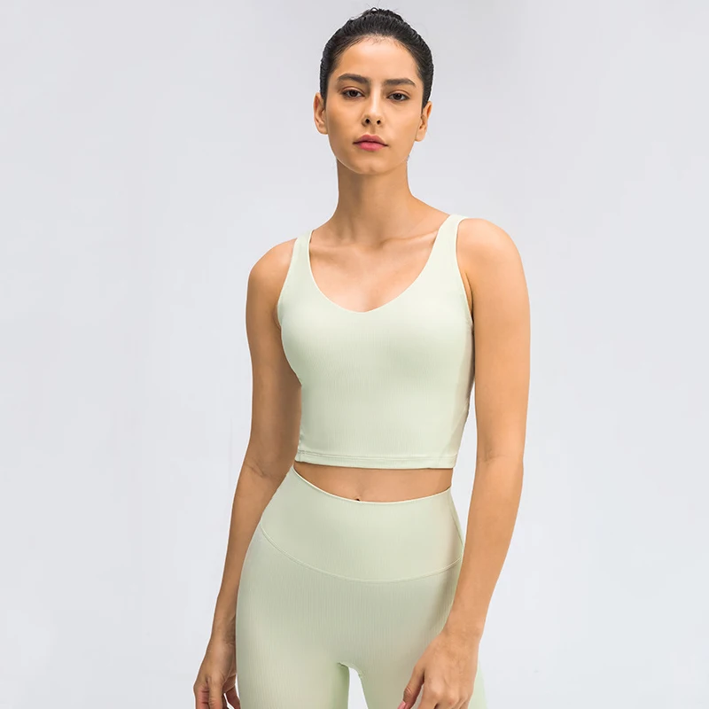 Women's Fitness T-shirt Training Underwear Women Activewear Sport Top Breathable Lulu Tank Tops Crop Top Vest Bodysuit Women
