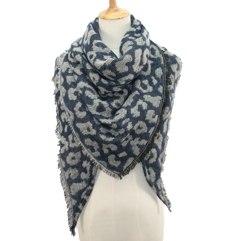 

Women Winter Warm Leopard print Long Wrap Shawl Scarf Frau Winter Schal Scarves Stole Cape Scarf bufandas invierno mujer Gifts