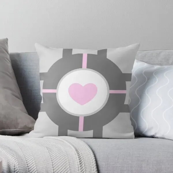 

Companion Cube Soft Decorative Throw Pillow Cover for Home 45cmX45cm(18inchX18inch) Pillows NOT Included