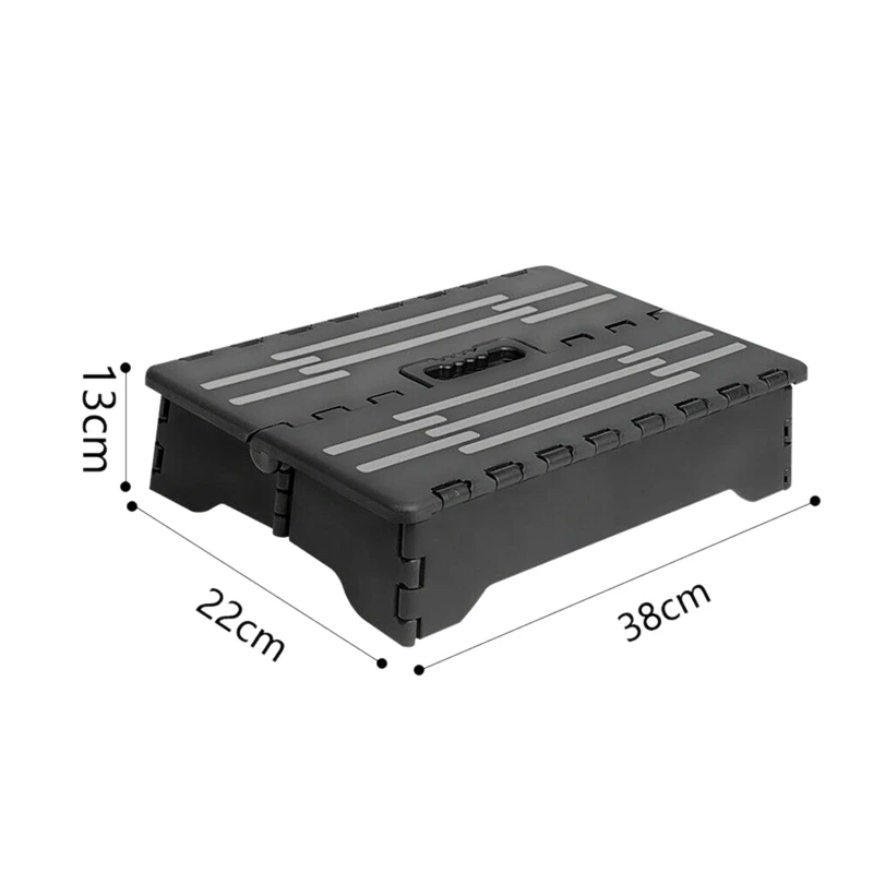 Нескользящий маленький одноступенчатый компактный складной плоский