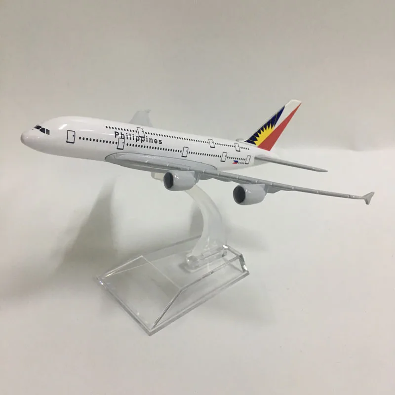 JASON TUTU 16 см Филиппины Boeing 777 B747 Airbus A380 модель самолета Модель аэроплана самолет 1:400