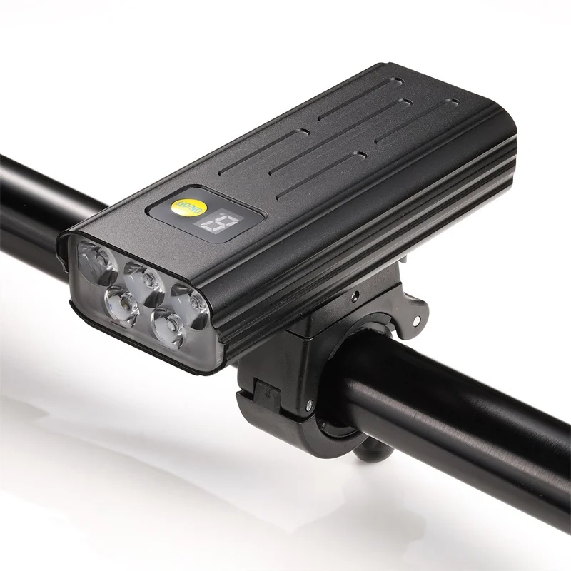 

Cycling Lights Waterproof And Shockproof Car Headlight Flashlight 5 T6 Strong Light Night Dead Fly Riding Accessories T6