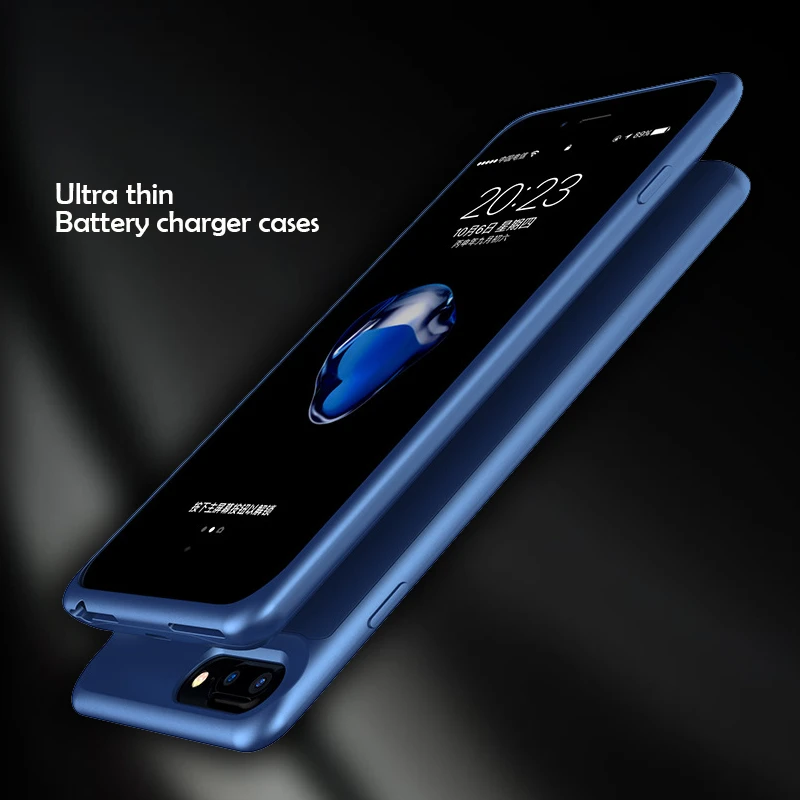 Чехлы для заряда аккумуляторов 2019 5000/7000 мАч iphone 6 Plus 6s 8 7 чехол аккумулятора чехлы