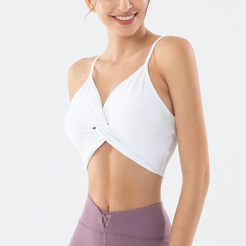 

Yoga Quick Dry Padded Sports Women Female Gym Fitness Workout Running Bras Push Up Seamless Bra Sportswear