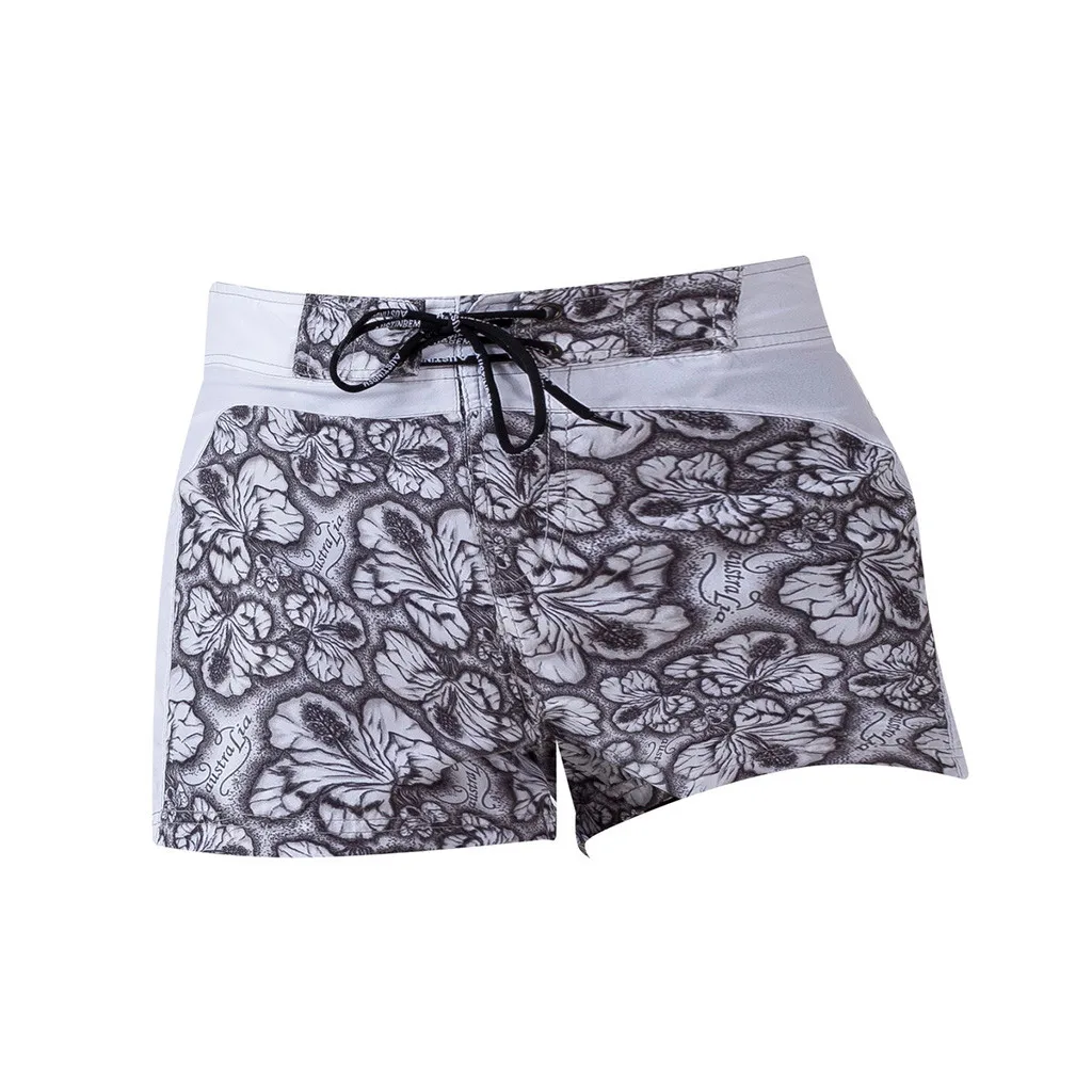 Сексуальные мужские плавки с принтом шорты для плавания сшитые сексуальная