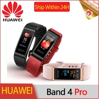 huawei band 4 pro wristbands fitness tracker high end smart bluetooth bracelet gps nfc sports activity tracker men and wemen