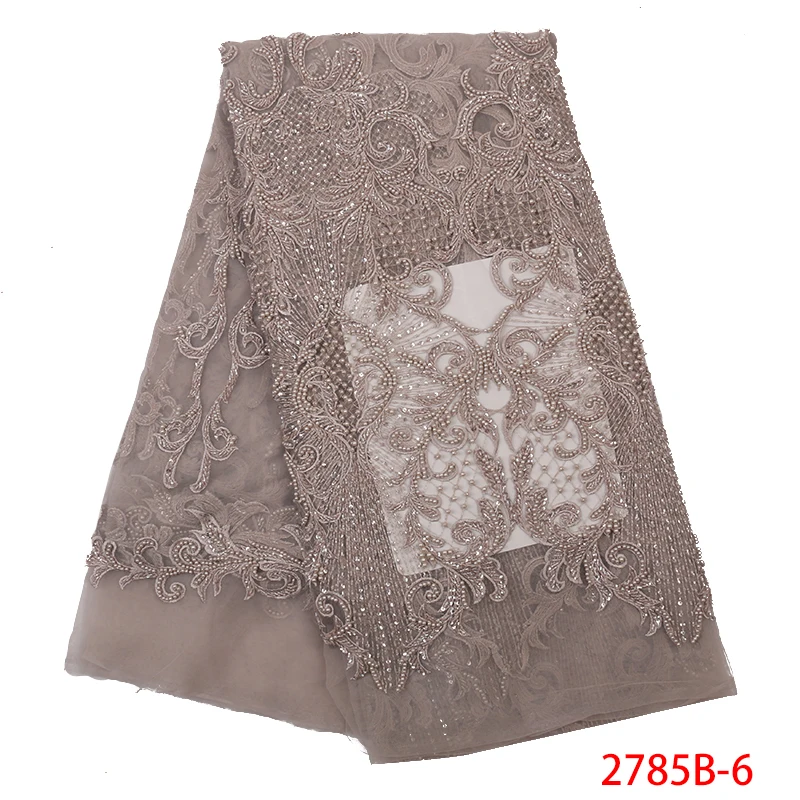 Новейшие Африканские кружева 2019 высококачественные бусины ручной работы