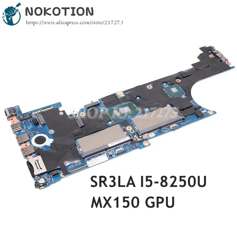 

NOKOTION FRU:01YR242 01YR243 01YR272 01YR273 448.0CW06.0011 For Lenovo ThinkPad T580 laptop motherboard i5-8250U DDR4 MX150 GPU