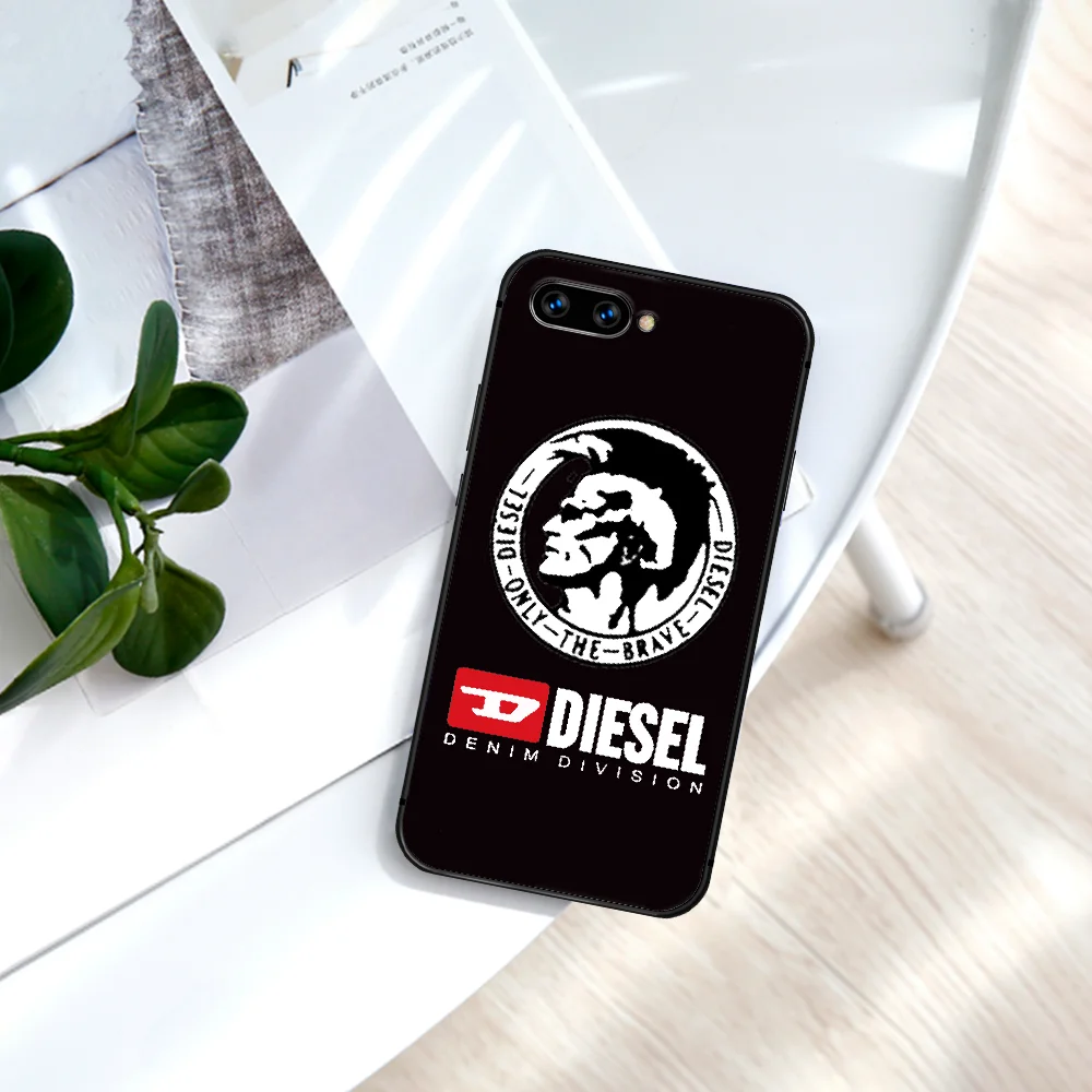 

DIESEL Luxury Fashion Brand Phone Case For Huawei Honor 6A 7A 7C 8 8A 8X 9 9X 10 10i 20 Lite Pro Play black Cover Soft Funda