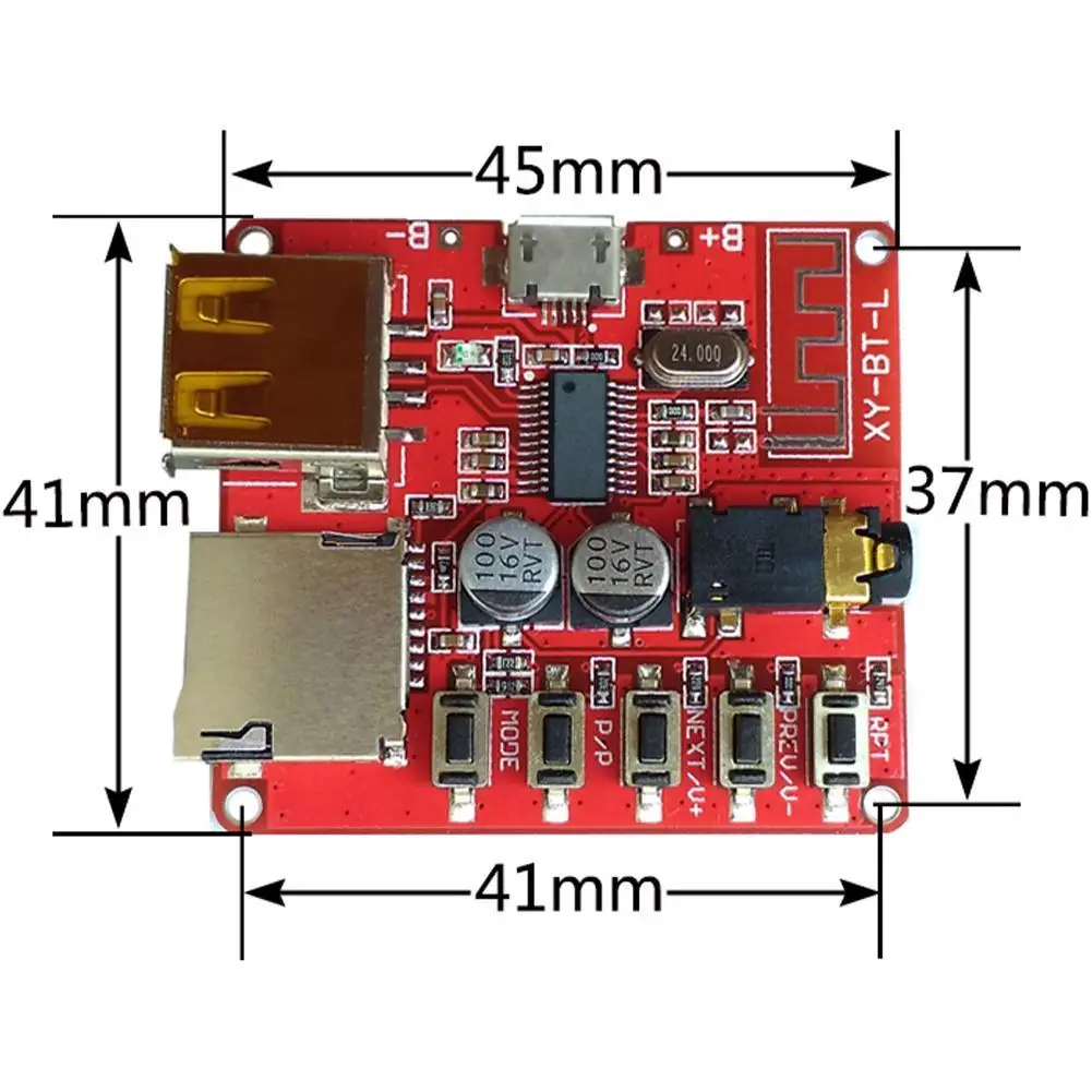 1 шт. MP3 bluetooth аудио модуль динамик без потерь получения модификаций DIY усилитель