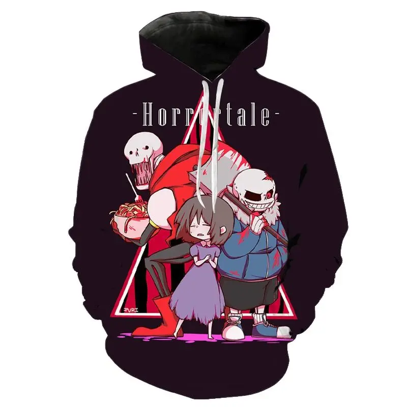 Толстовка с капюшоном Undertale Sans для мужчин и женщин детские толстовки 3D принтом