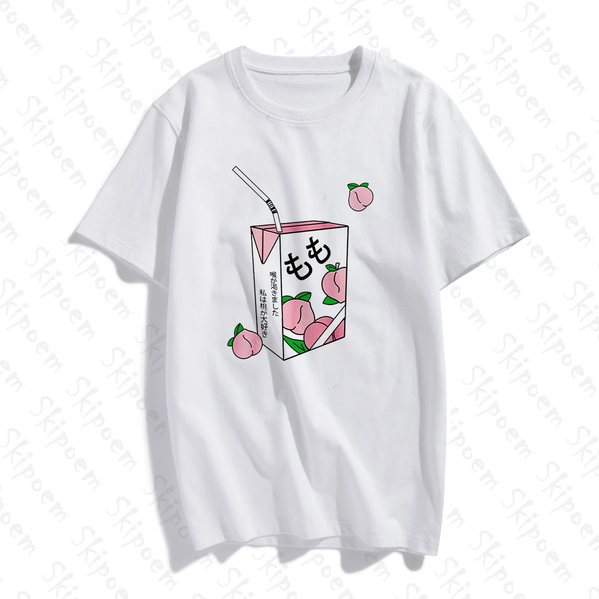 Футболка женская хлопковая с коротким рукавом милая эстетичная рубашка в