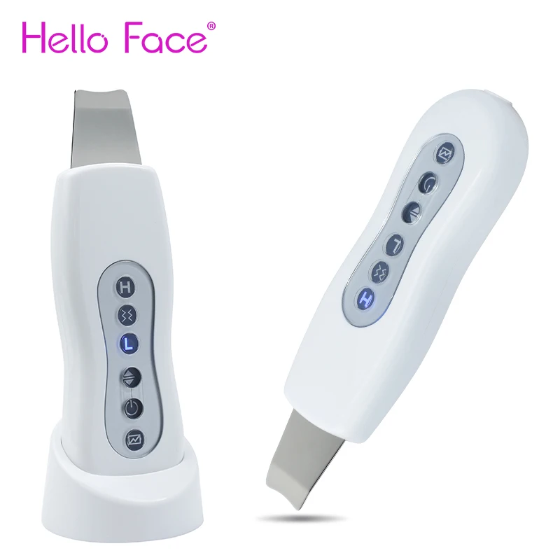 

Электрический ультразвуковой скребок для кожи, шпатель для удаления акне, пилинга пор, устройство для подтяжки лица, инструмент для глубоко...