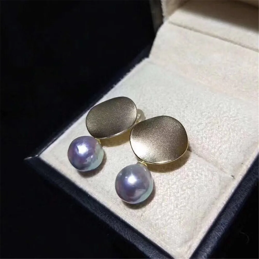

Real Solid 925 Sterling Silver Pearl Stud Earrings Accessories Findings DIY Jewelry Ear Hook Blank Empty Support
