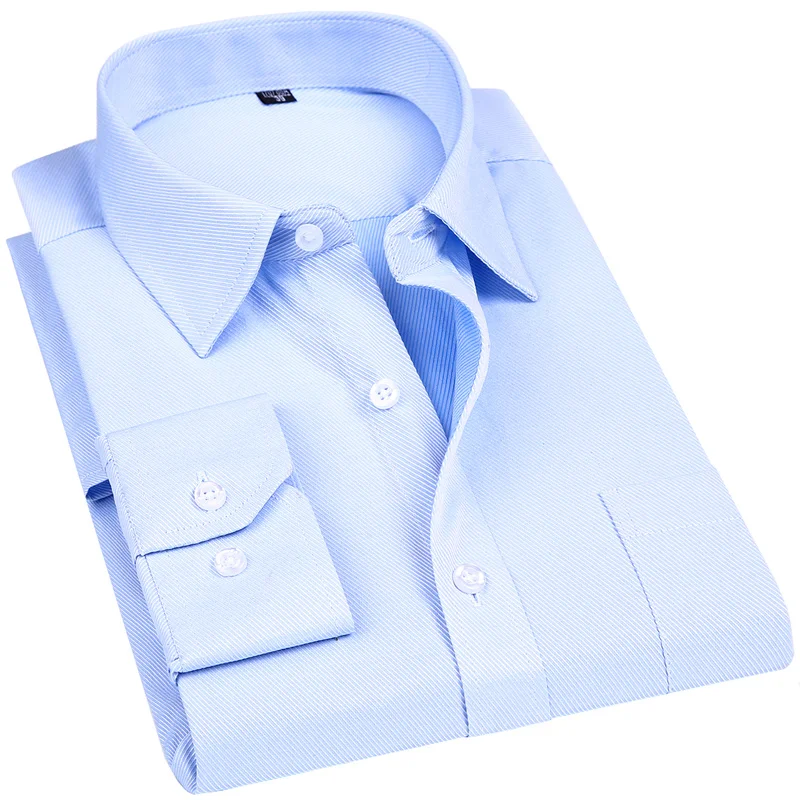 Мужская рубашка размера плюс 5XL 6XL 7XL 8XL белая черная синяя розовая повседневная мужская деловая рубашка с длинным рукавом высокого качества
