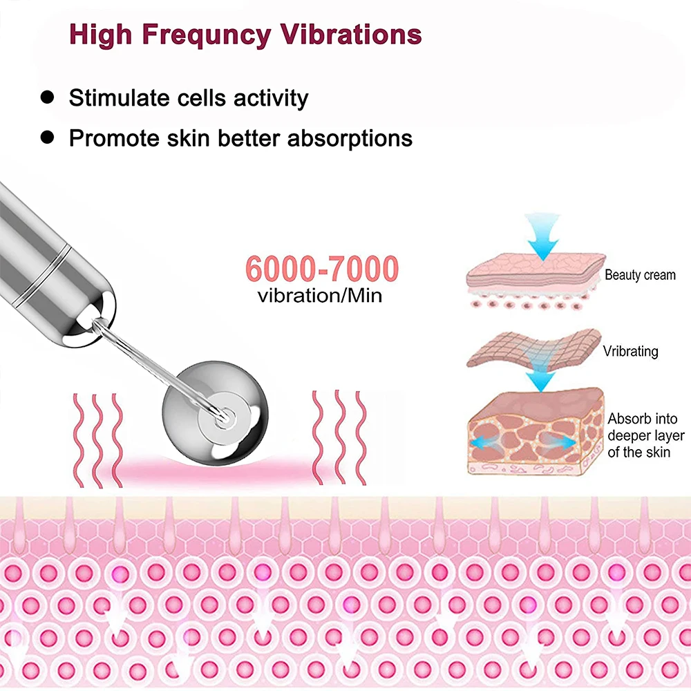 3 в 1 Электрический ролик для лица из нержавеющей стали косметический лифтинг