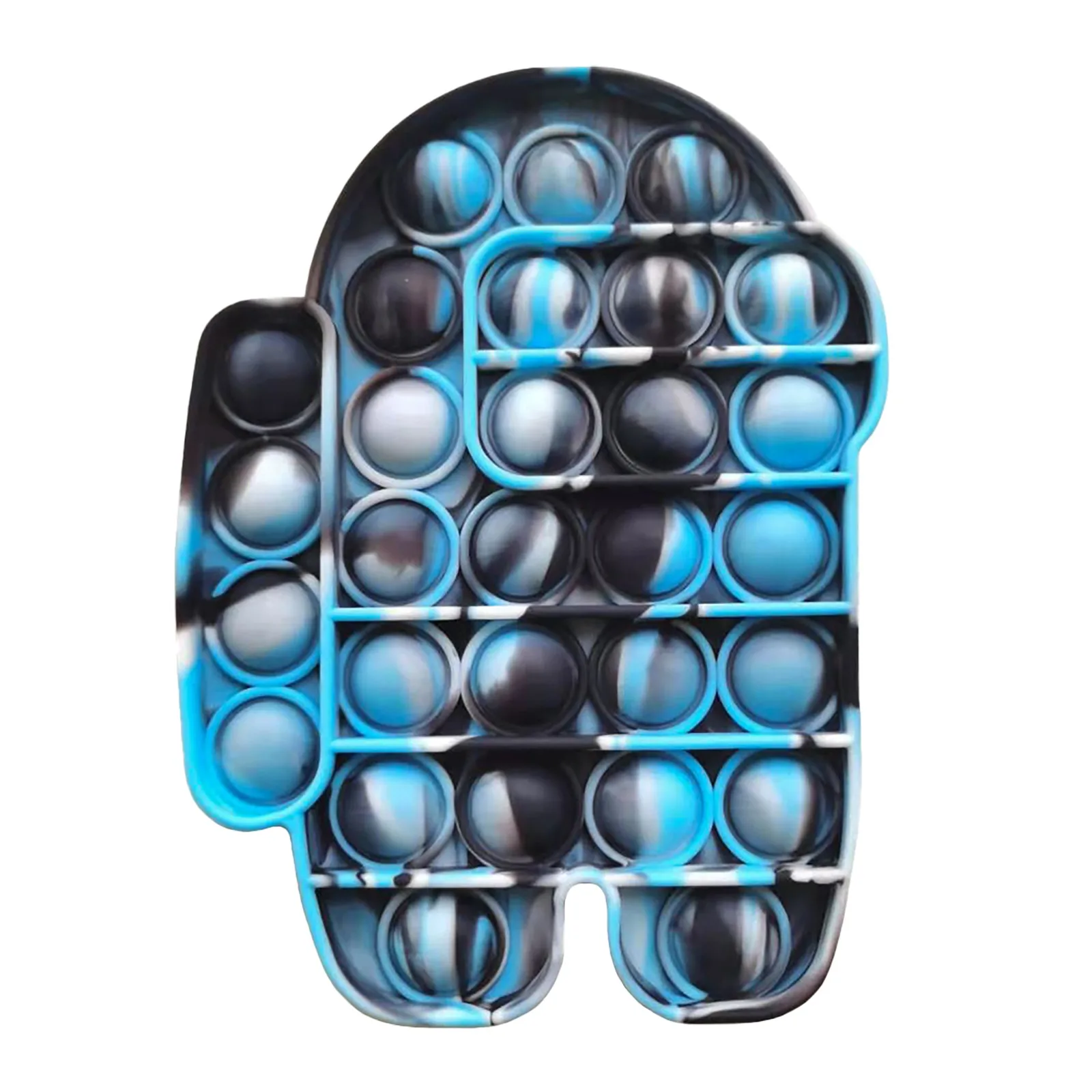

Mini Push Pops Bubble Sensory Toy Keychain Autism Squishy Adult Stress Reliever Toy for Children Relief Funny Pop-it Fidget Toys