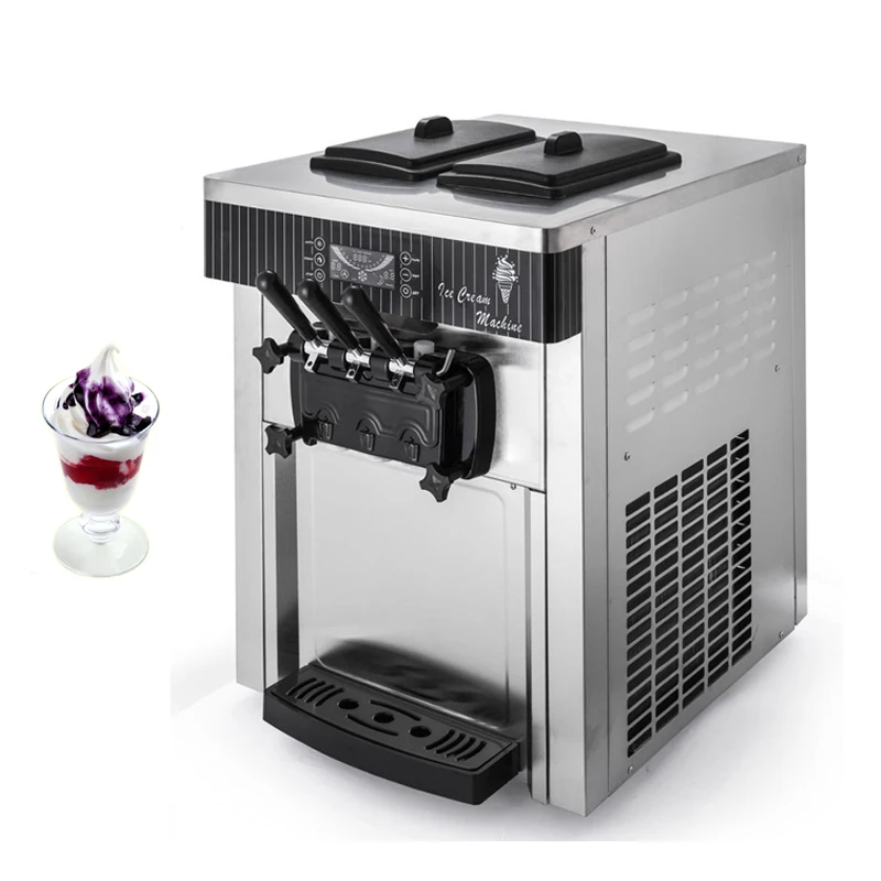 

Commercial Ice Cream Makers With Compressor Vending Machine Electric Soft Serve Ice Cream Machine