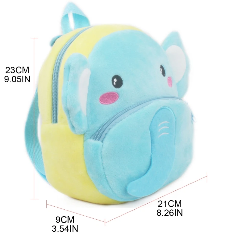 

Cute Toddler Backpack Toddler Bag Plush Animal Cartoon Mini Travel Bag for Baby Girl Boy 2-4 Years